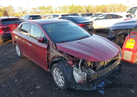 2017 Nissan Sentra Sv z USA, uszkodzony, nr VIN 3N1AB7AP4HY255905